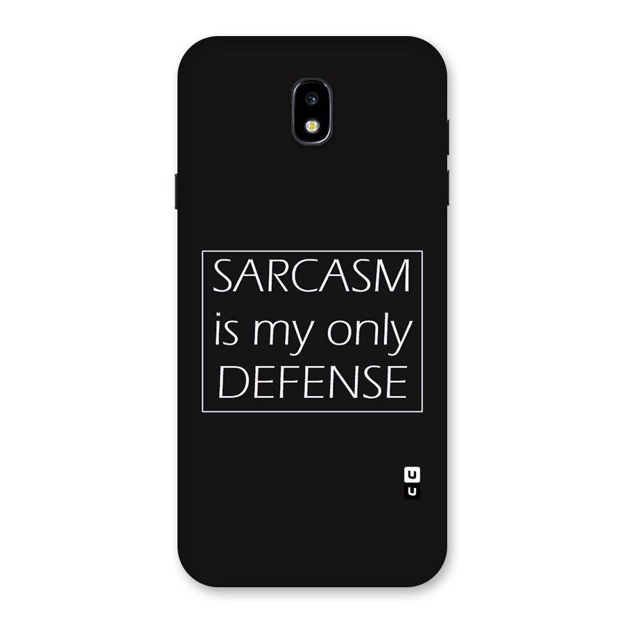 Sarcasm Defence Back Case for Galaxy J7 Pro