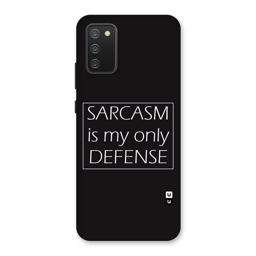 Sarcasm Defence Back Case for Galaxy M02s