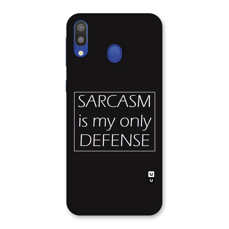 Sarcasm Defence Back Case for Galaxy M20