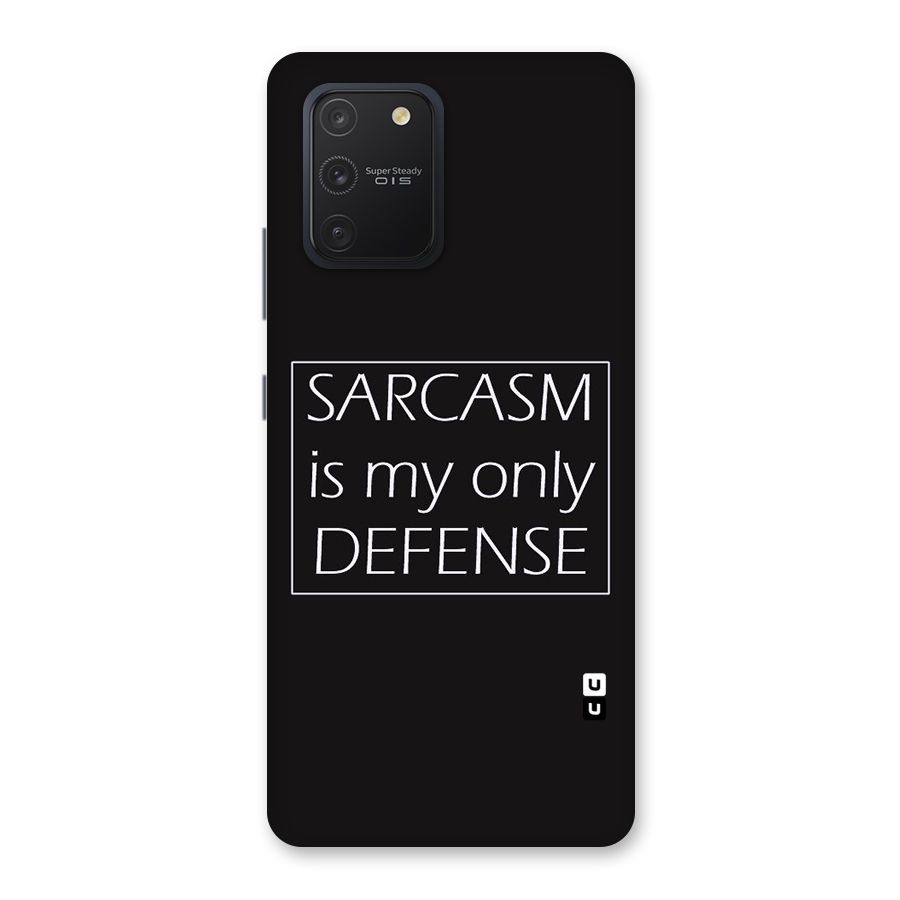Sarcasm Defence Back Case for Galaxy S10 Lite