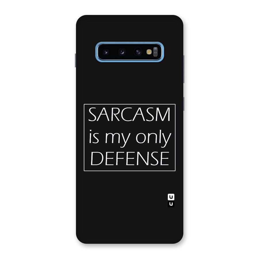 Sarcasm Defence Back Case for Galaxy S10 Plus