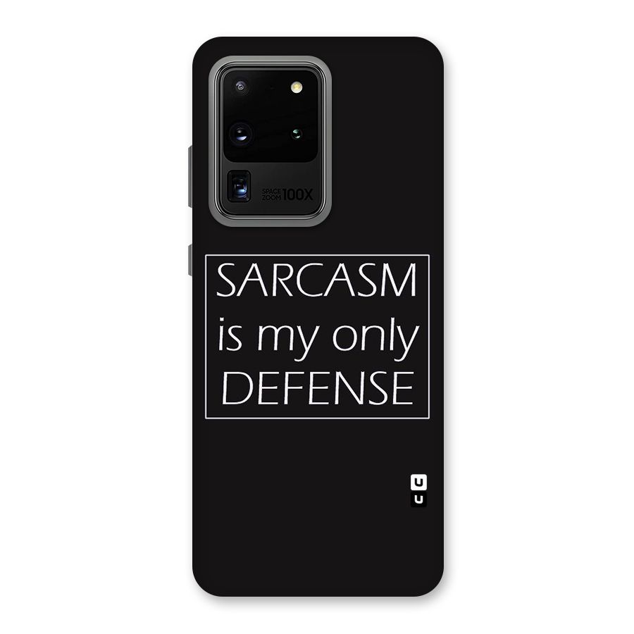 Sarcasm Defence Back Case for Galaxy S20 Ultra