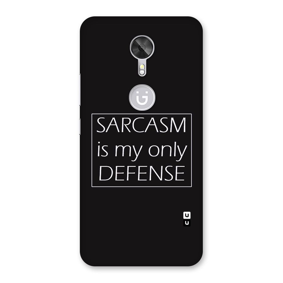 Sarcasm Defence Back Case for Gionee A1