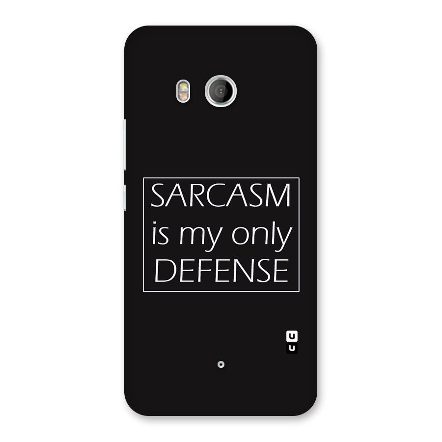 Sarcasm Defence Back Case for HTC U11
