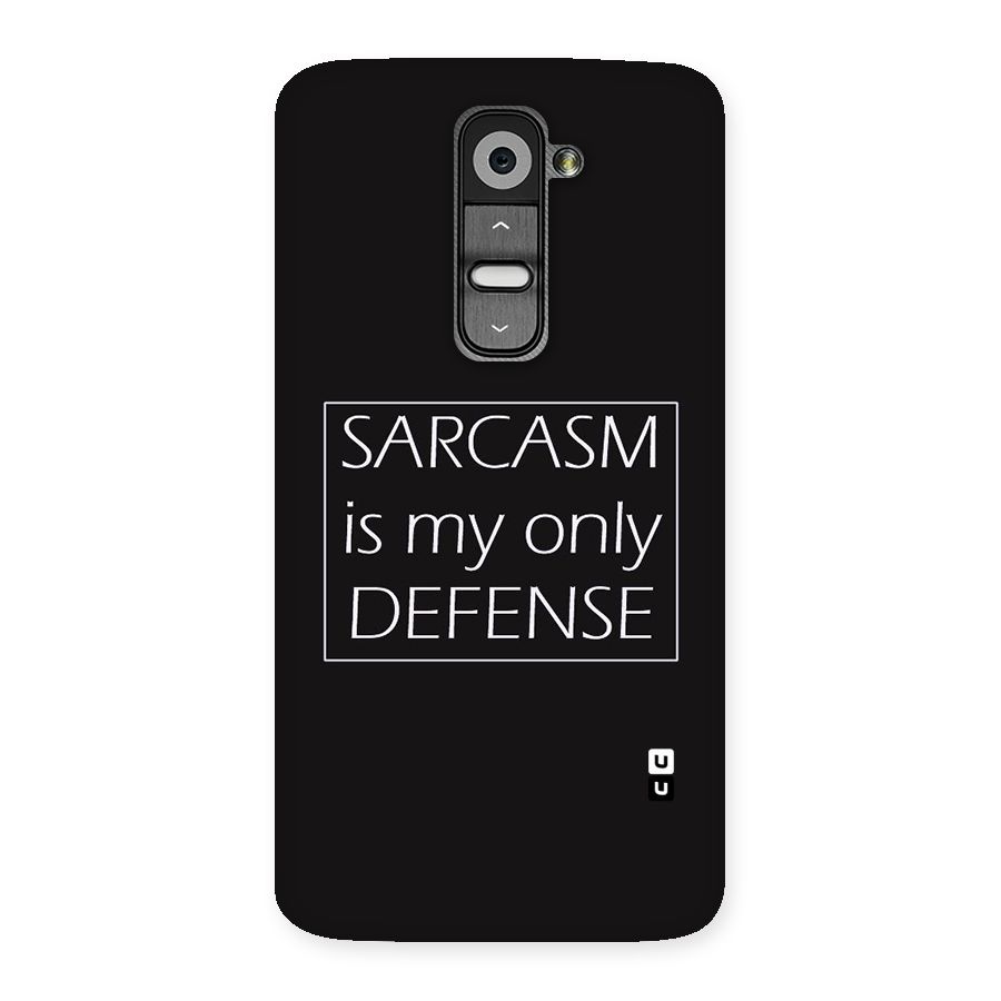 Sarcasm Defence Back Case for LG G2
