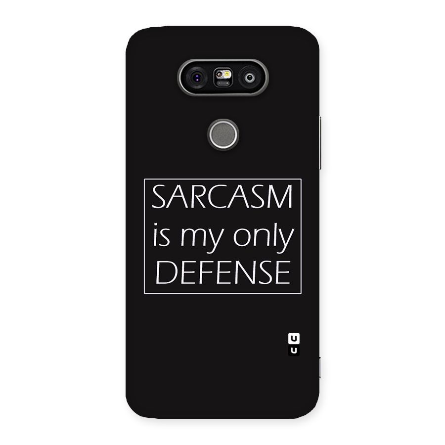 Sarcasm Defence Back Case for LG G5