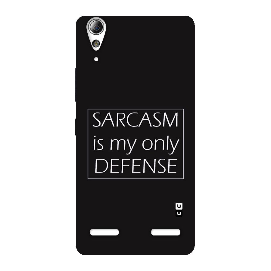 Sarcasm Defence Back Case for Lenovo A6000 Plus