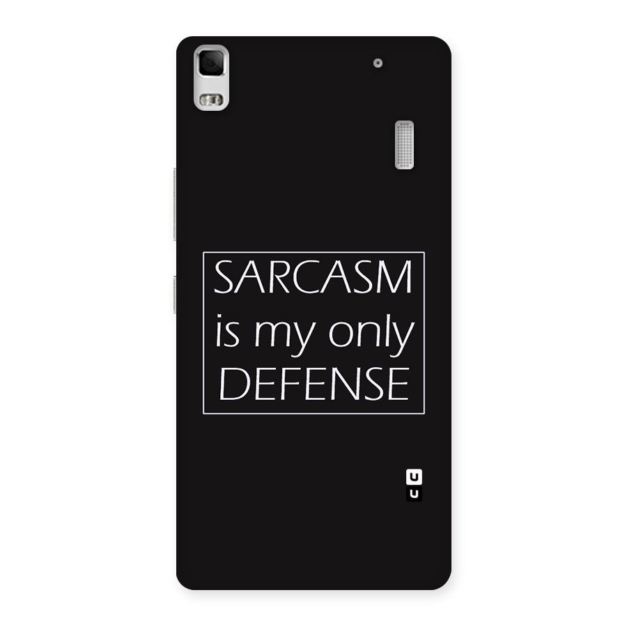 Sarcasm Defence Back Case for Lenovo K3 Note