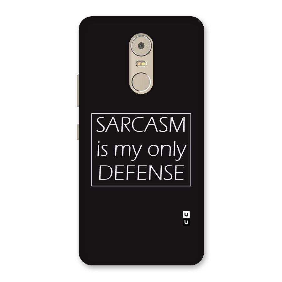 Sarcasm Defence Back Case for Lenovo K6 Note
