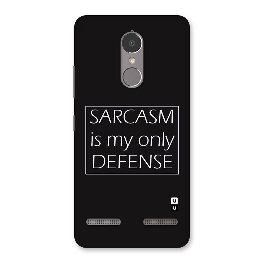 Sarcasm Defence Back Case for Lenovo K6 Power