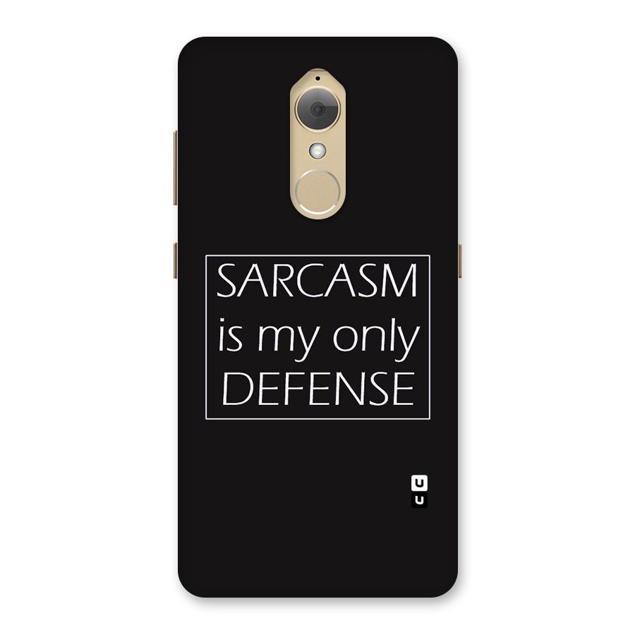 Sarcasm Defence Back Case for Lenovo K8