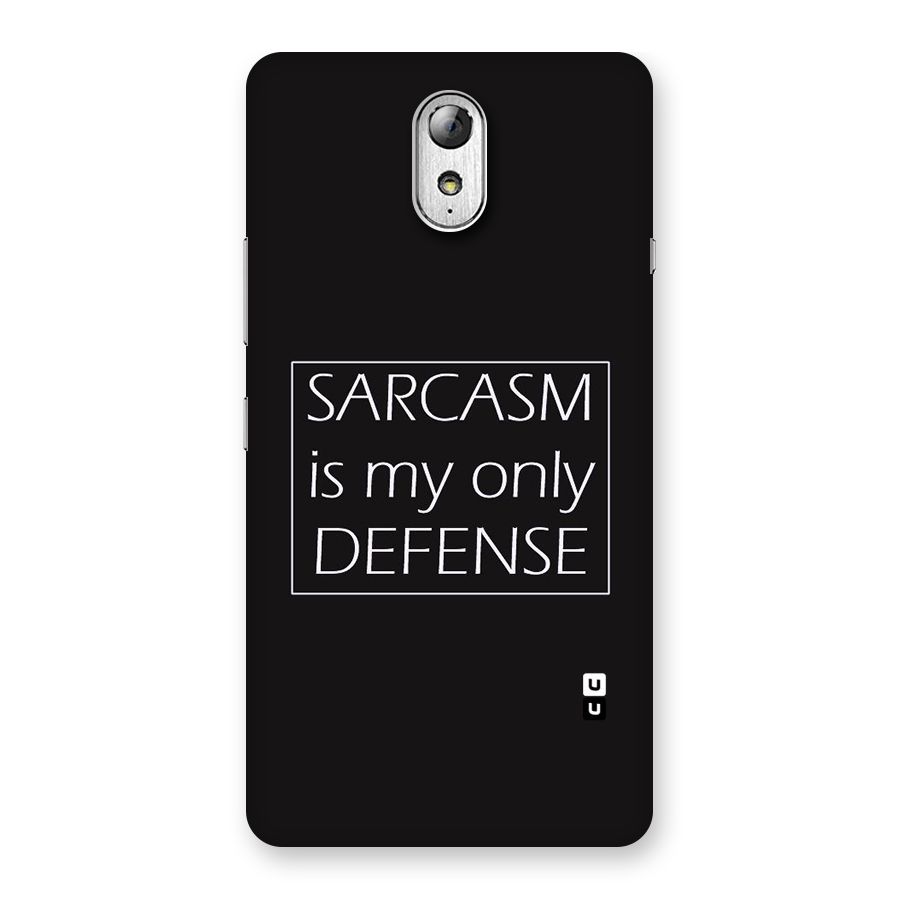 Sarcasm Defence Back Case for Lenovo Vibe P1M