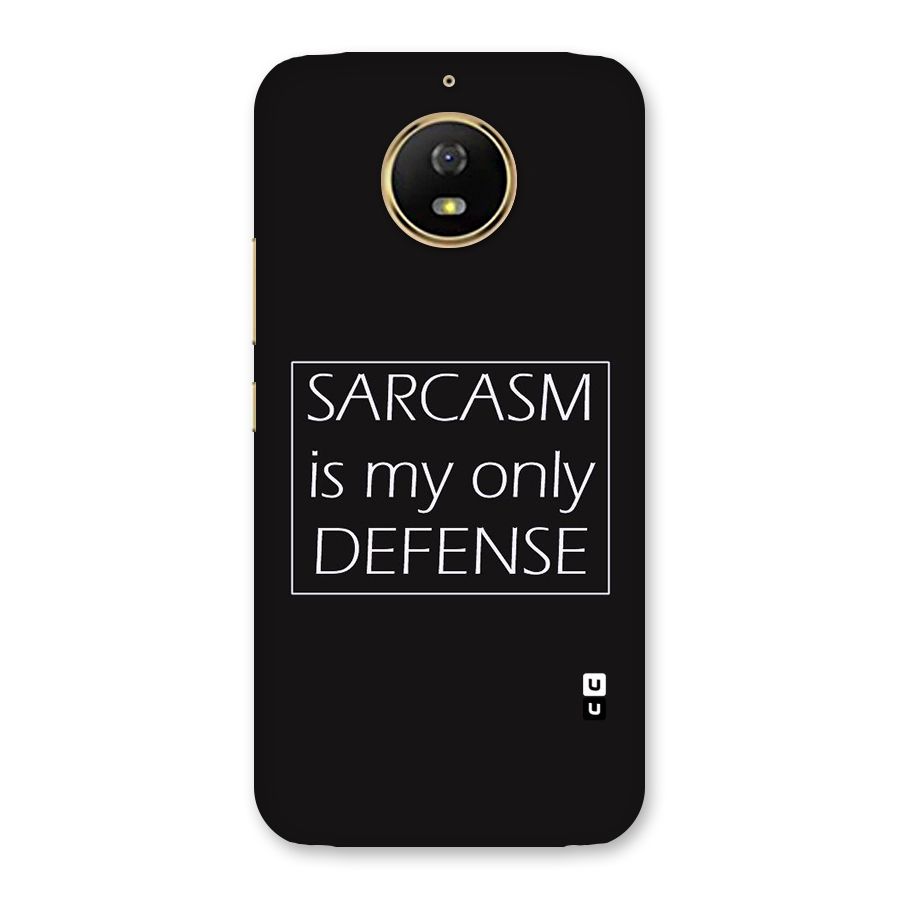Sarcasm Defence Back Case for Moto G5s