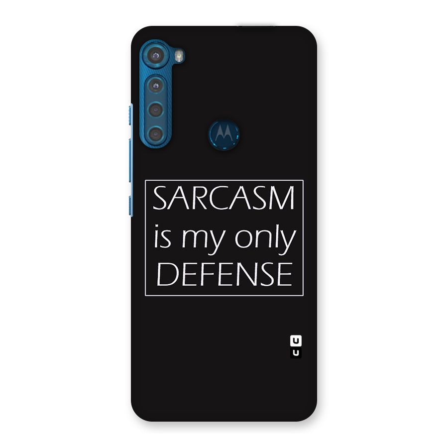 Sarcasm Defence Back Case for Motorola One Fusion Plus
