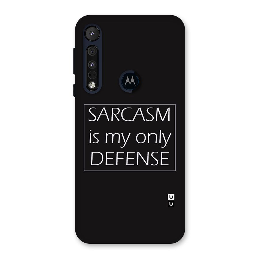 Sarcasm Defence Back Case for Motorola One Macro