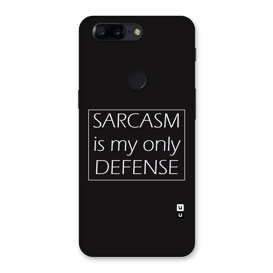 Sarcasm Defence Back Case for OnePlus 5T