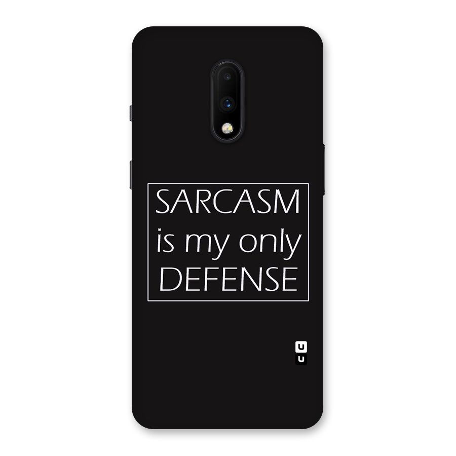 Sarcasm Defence Back Case for OnePlus 7
