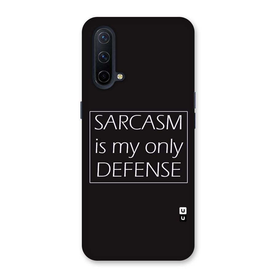 Sarcasm Defence Back Case for OnePlus Nord CE 5G