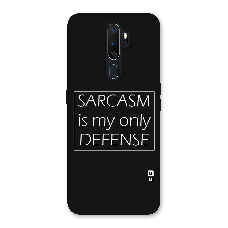 Sarcasm Defence Back Case for Oppo A5 (2020)