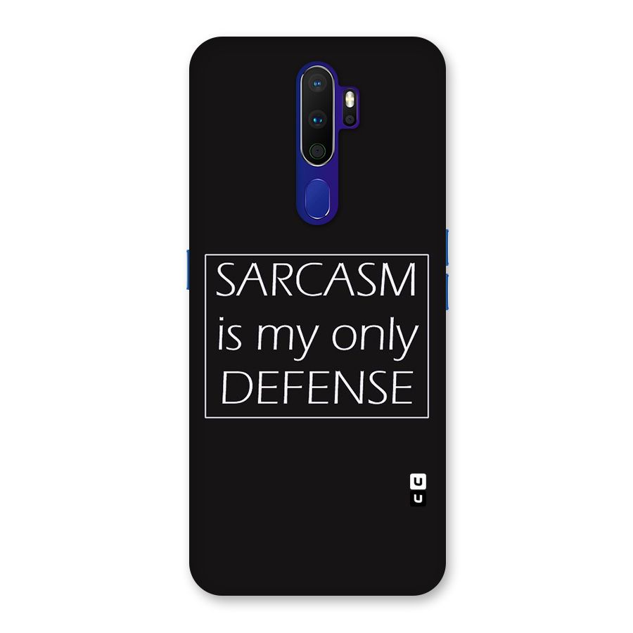 Sarcasm Defence Back Case for Oppo A9 (2020)