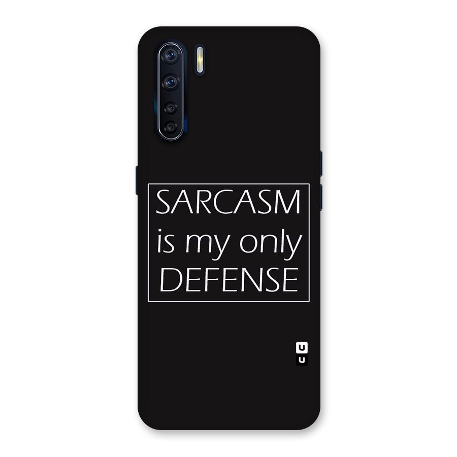 Sarcasm Defence Back Case for Oppo F15