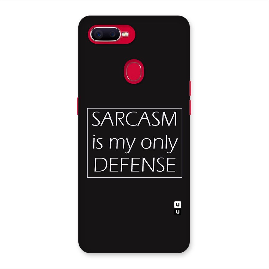 Sarcasm Defence Back Case for Oppo F9 Pro