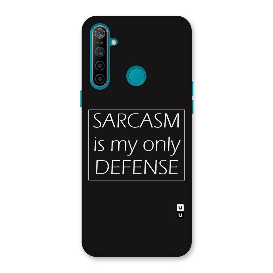 Sarcasm Defence Back Case for Realme 5i