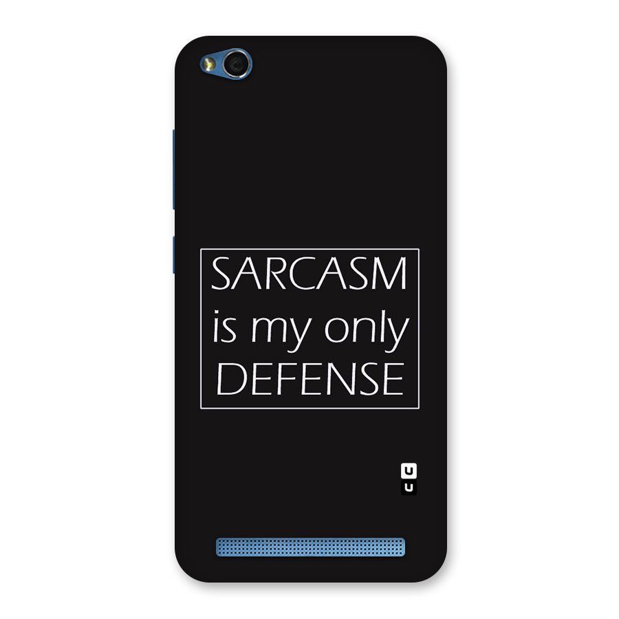 Sarcasm Defence Back Case for Redmi 5A
