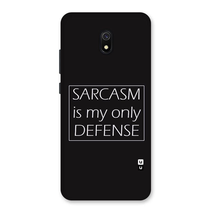 Sarcasm Defence Back Case for Redmi 8A