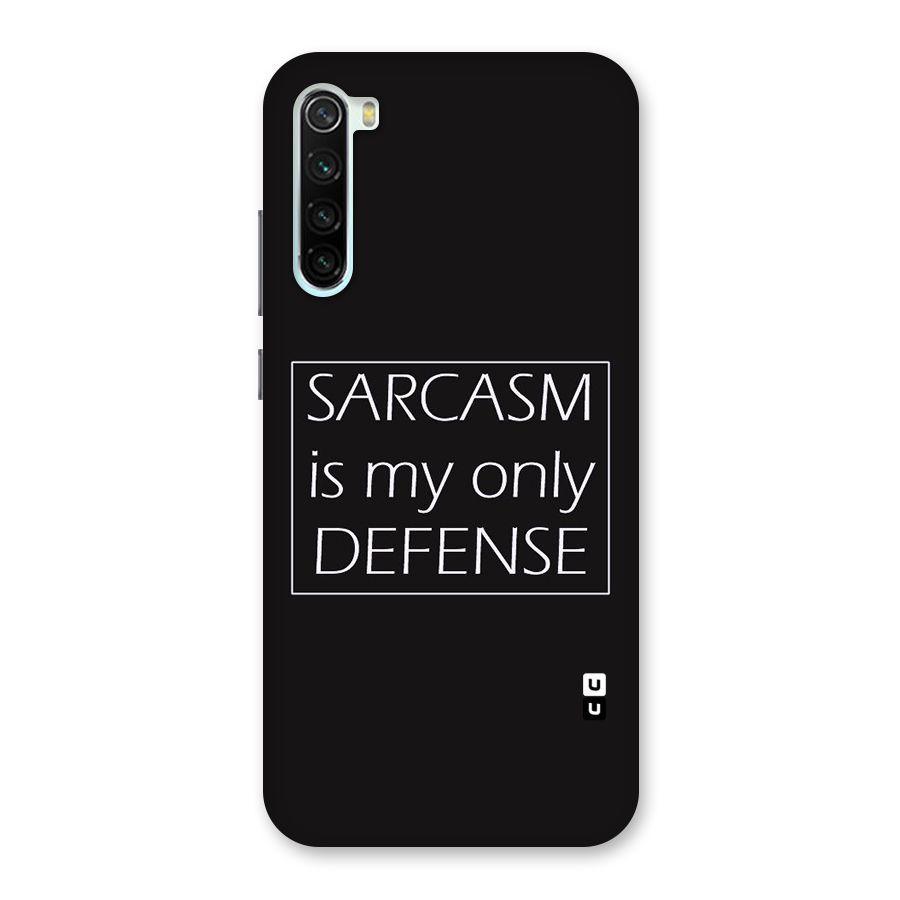 Sarcasm Defence Back Case for Redmi Note 8