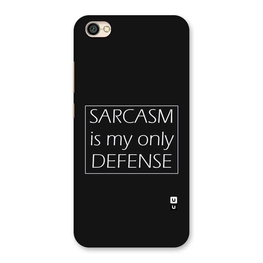 Sarcasm Defence Back Case for Redmi Y1 Lite