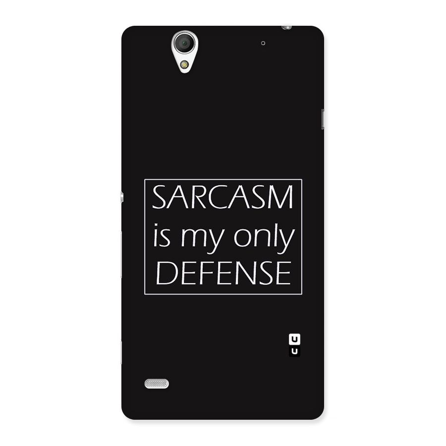 Sarcasm Defence Back Case for Sony Xperia C4