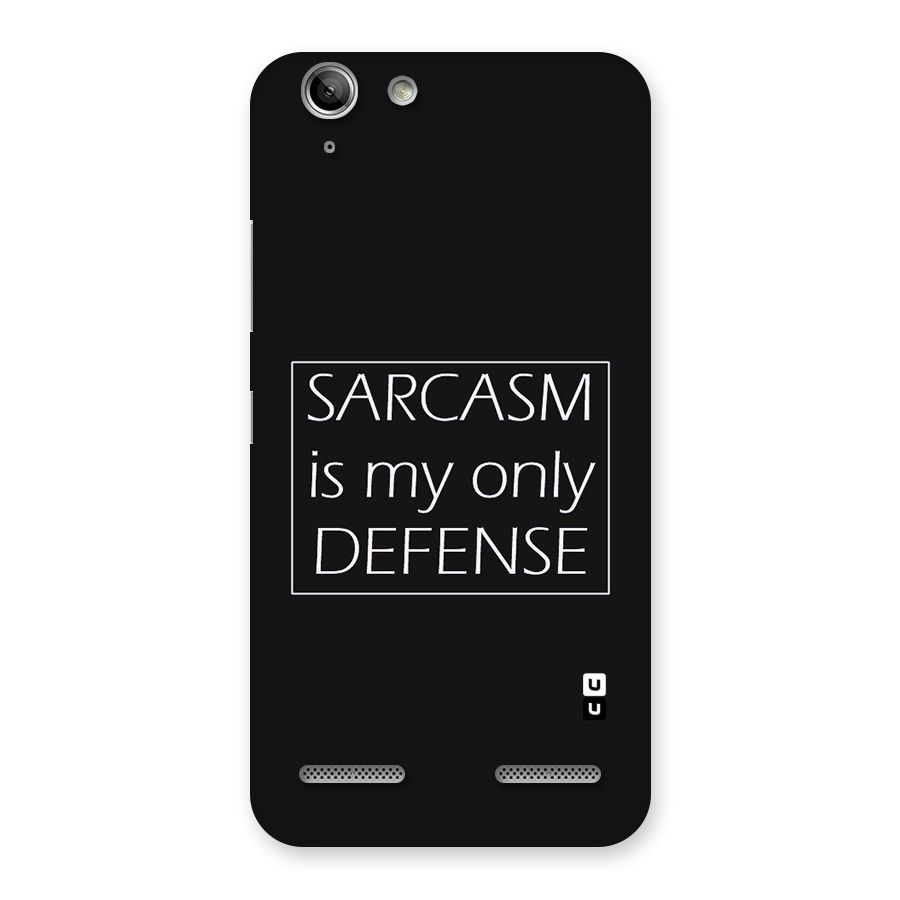 Sarcasm Defence Back Case for Vibe K5