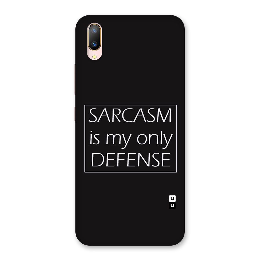 Sarcasm Defence Back Case for Vivo V11 Pro