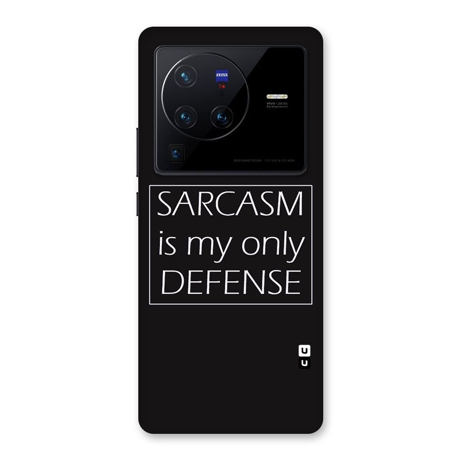 Sarcasm Defence Back Case for Vivo X80 Pro