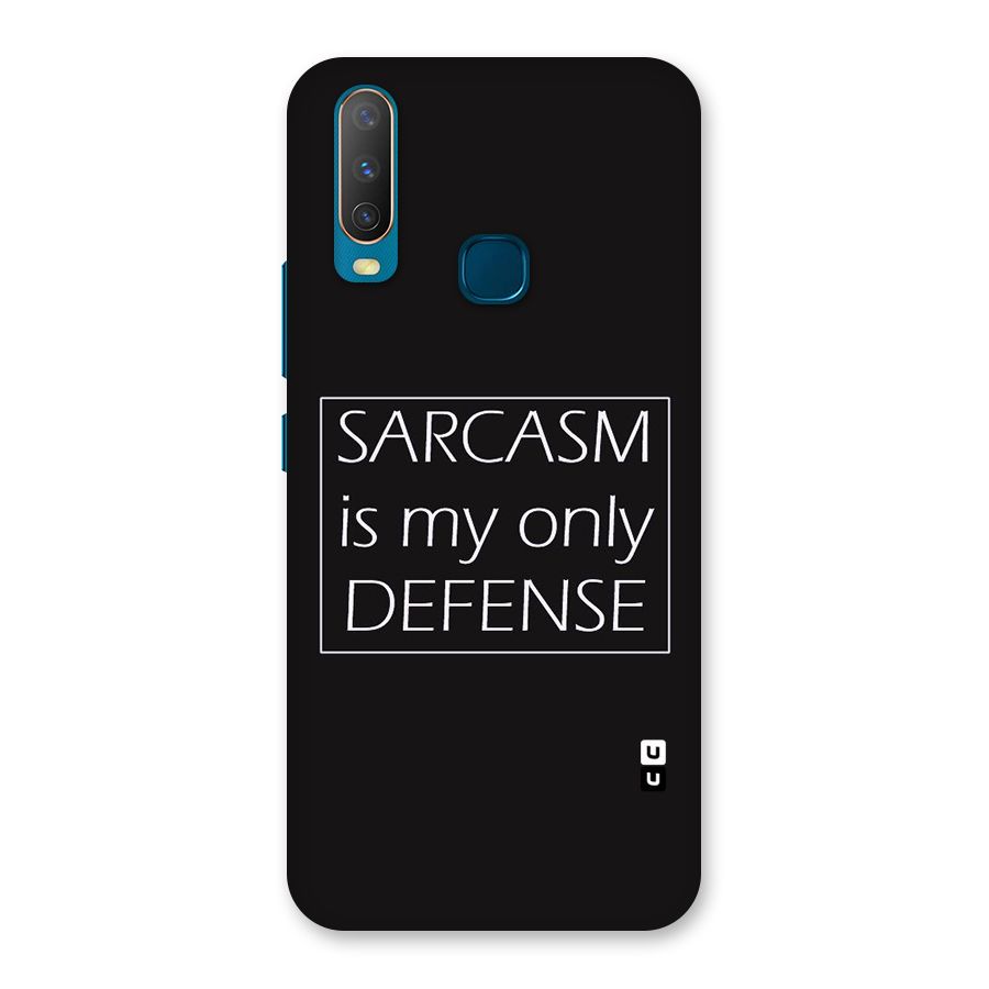 Sarcasm Defence Back Case for Vivo Y12