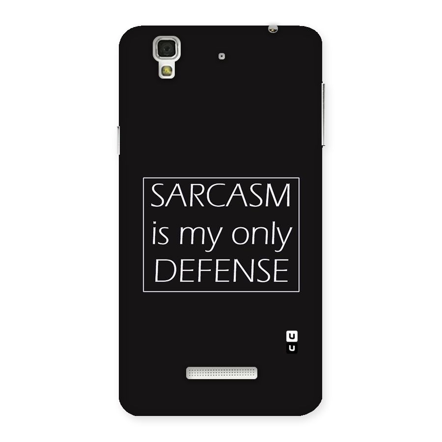 Sarcasm Defence Back Case for Yu Yureka