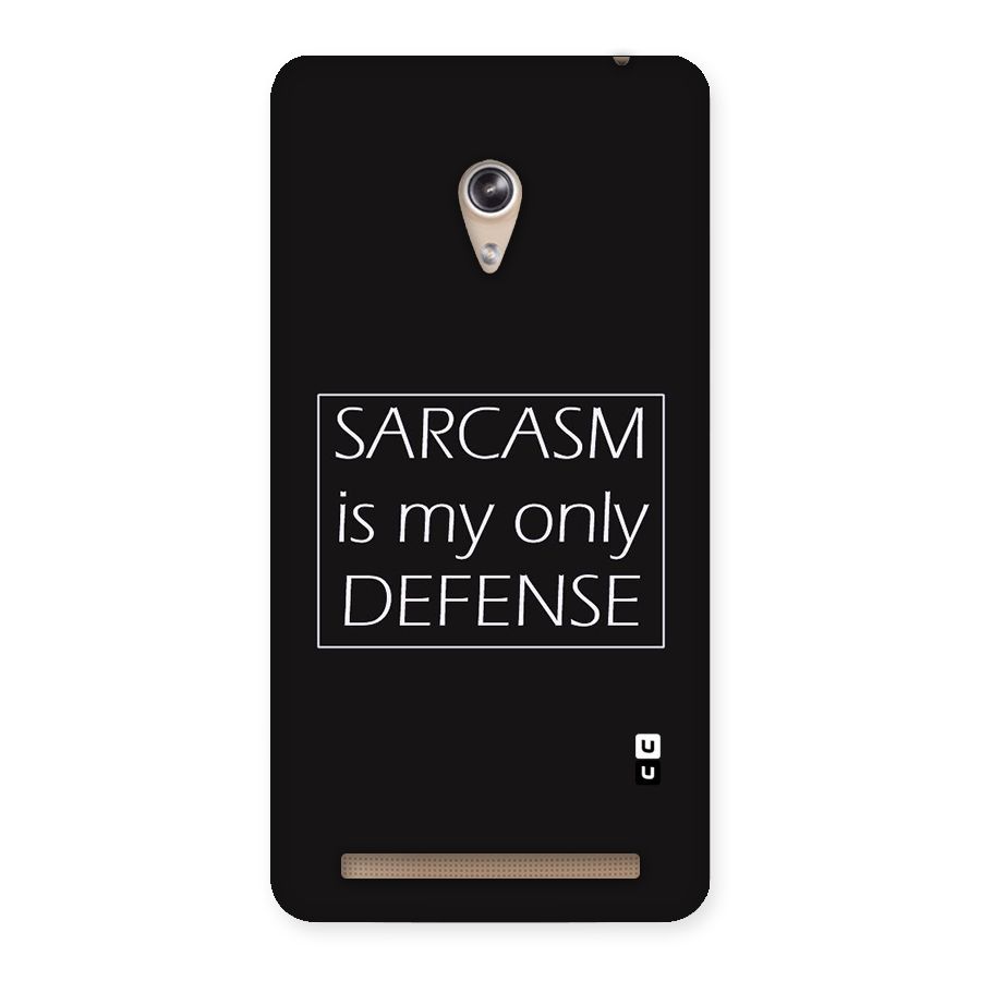 Sarcasm Defence Back Case for Zenfone 6