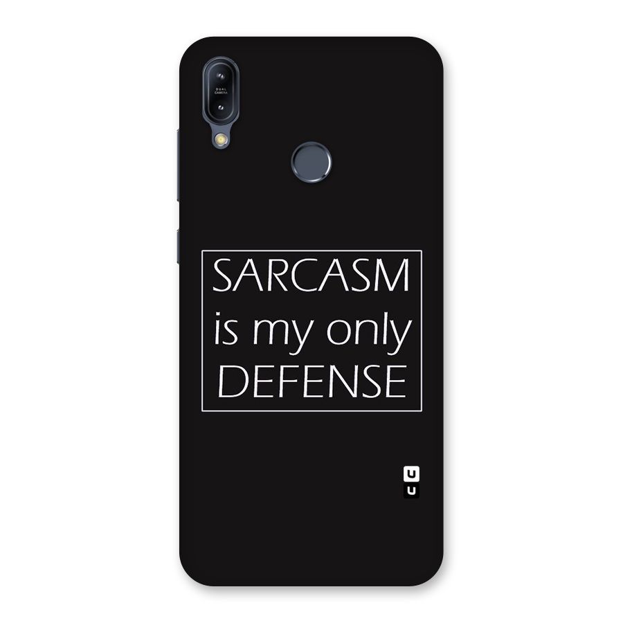 Sarcasm Defence Back Case for Zenfone Max M2