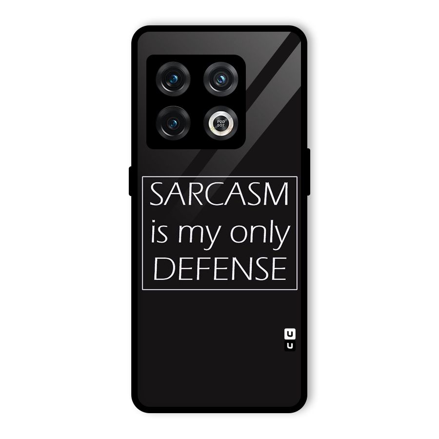 Sarcasm Defence Glass Back Case for OnePlus 10 Pro 5G