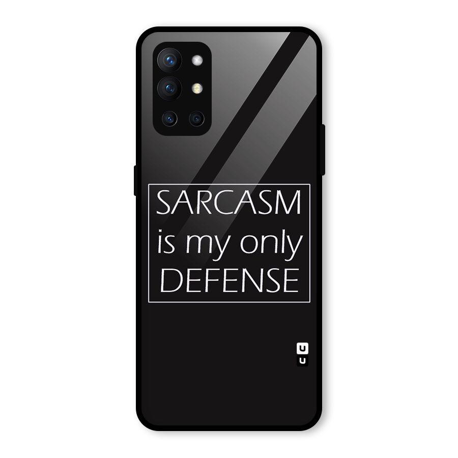 Sarcasm Defence Glass Back Case for OnePlus 9R