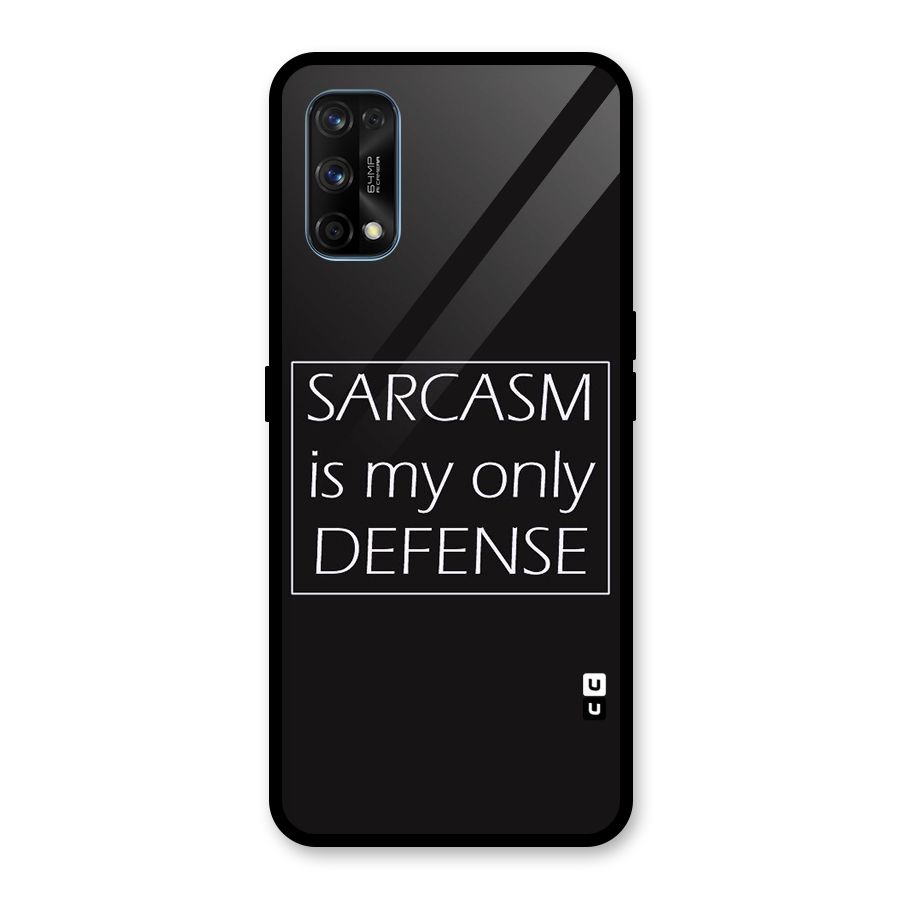 Sarcasm Defence Glass Back Case for Realme 7 Pro