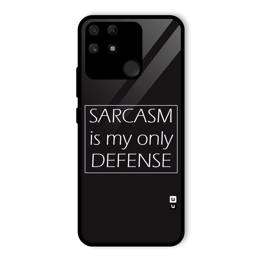 Sarcasm Defence Glass Back Case for Realme Narzo 50A