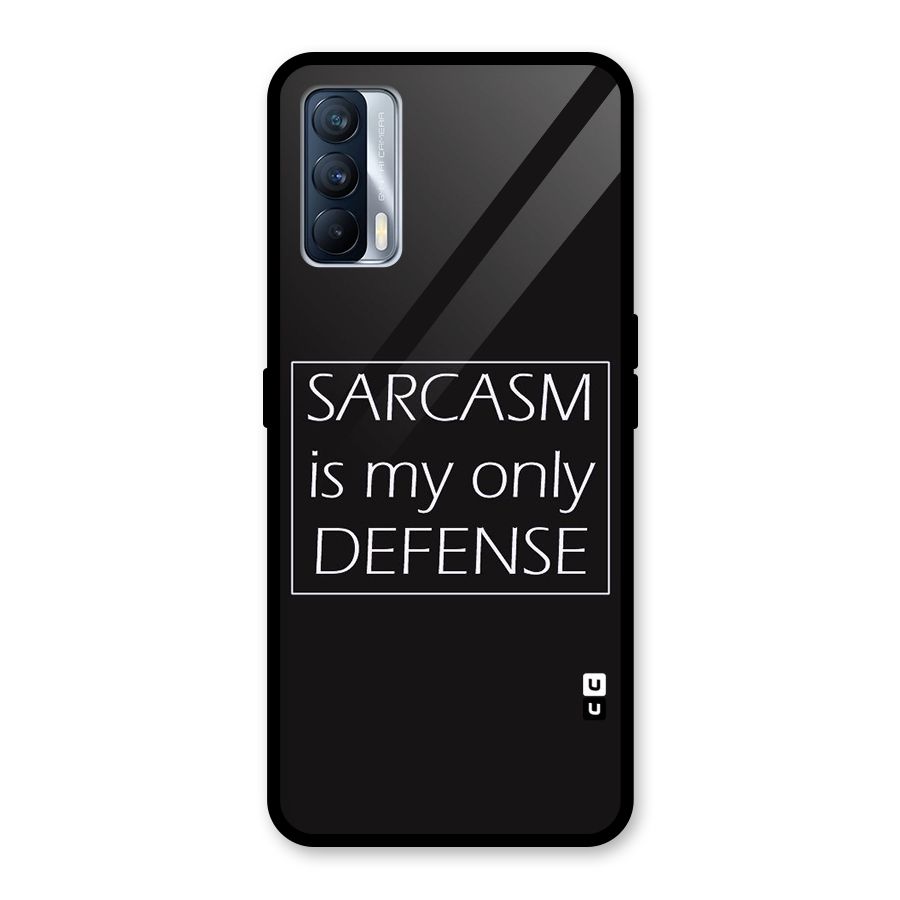 Sarcasm Defence Glass Back Case for Realme X7