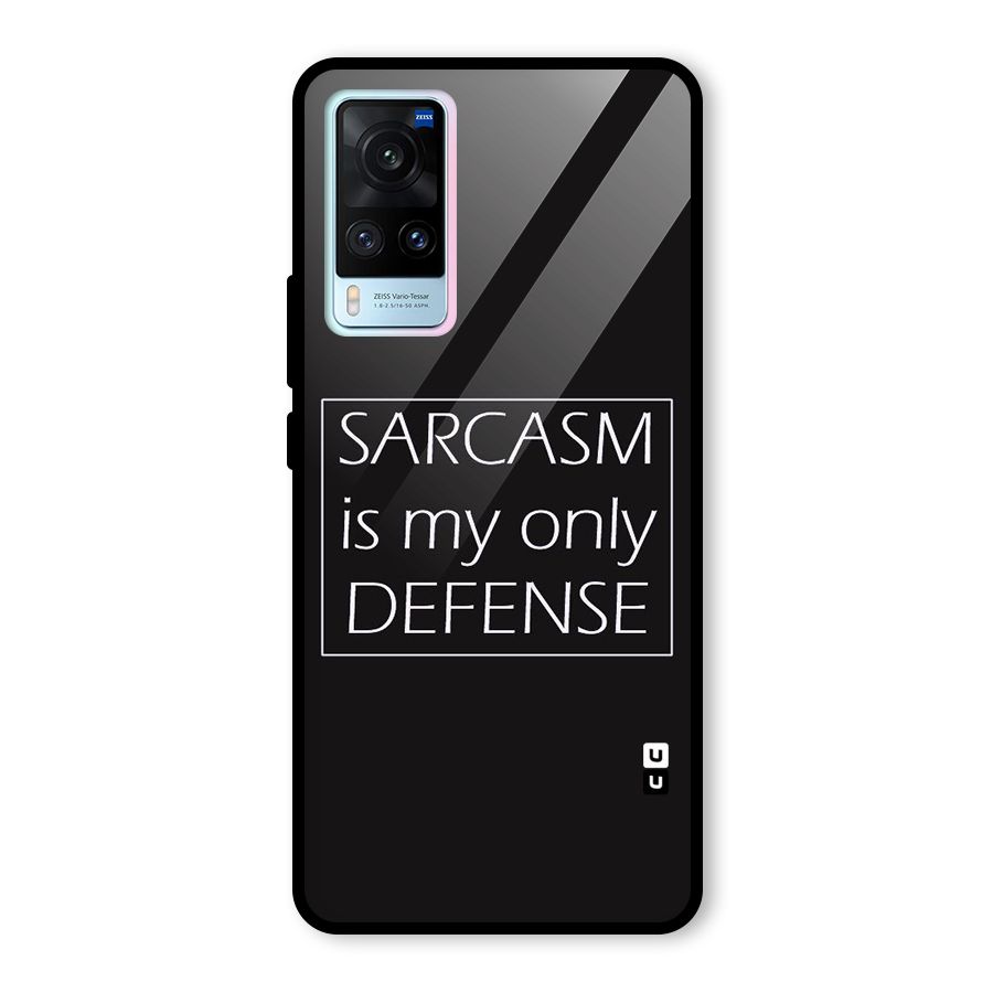 Sarcasm Defence Glass Back Case for Vivo X60