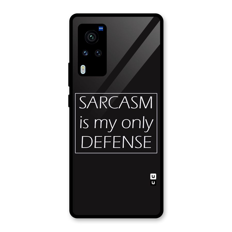 Sarcasm Defence Glass Back Case for Vivo X60 Pro