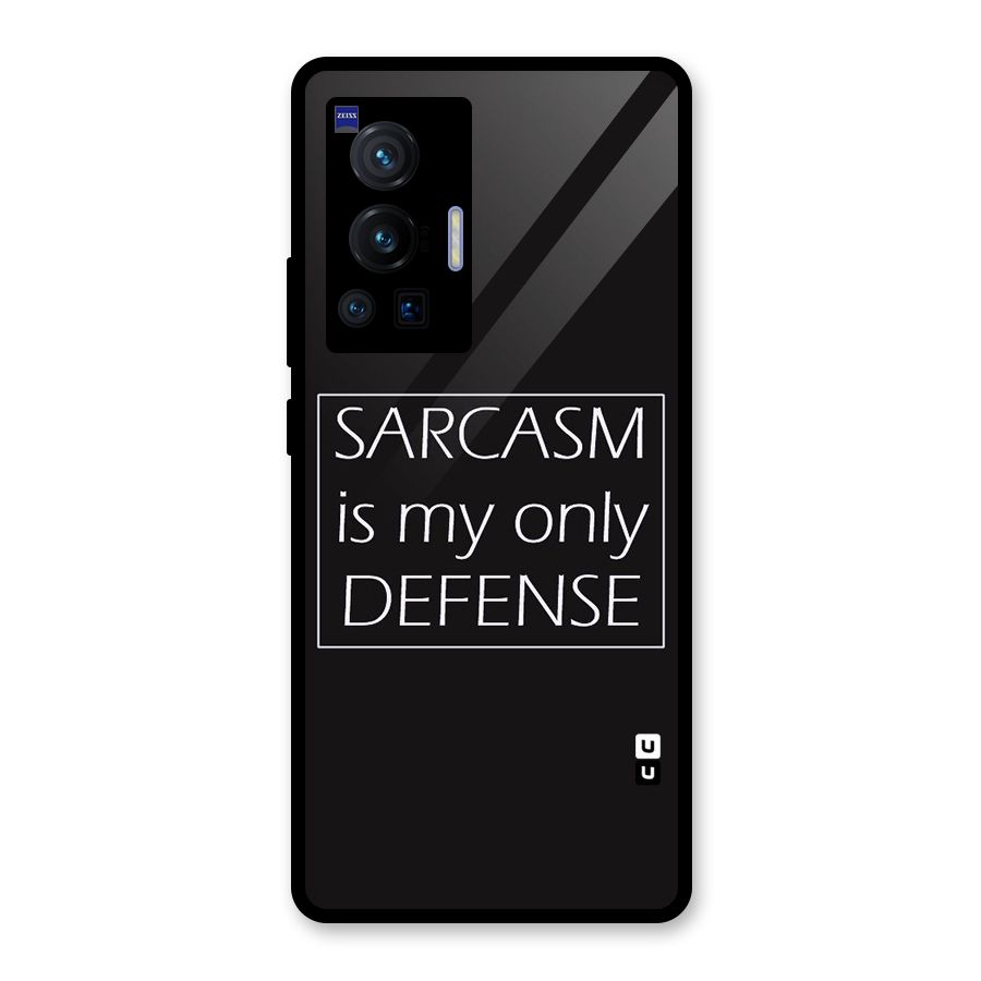 Sarcasm Defence Glass Back Case for Vivo X70 Pro