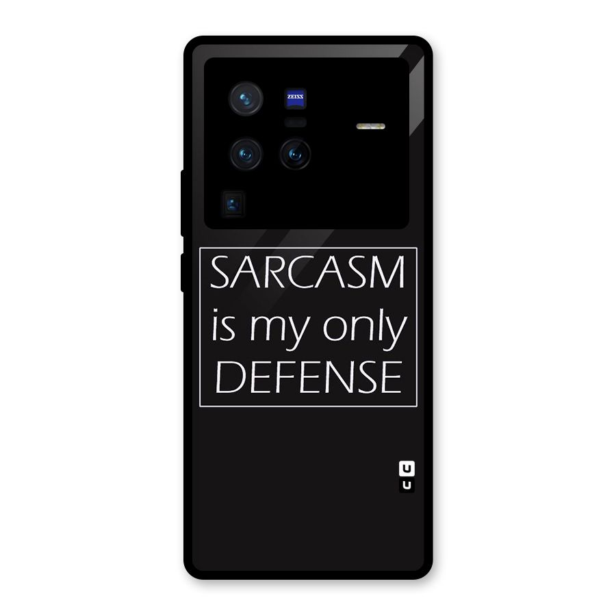 Sarcasm Defence Glass Back Case for Vivo X80 Pro