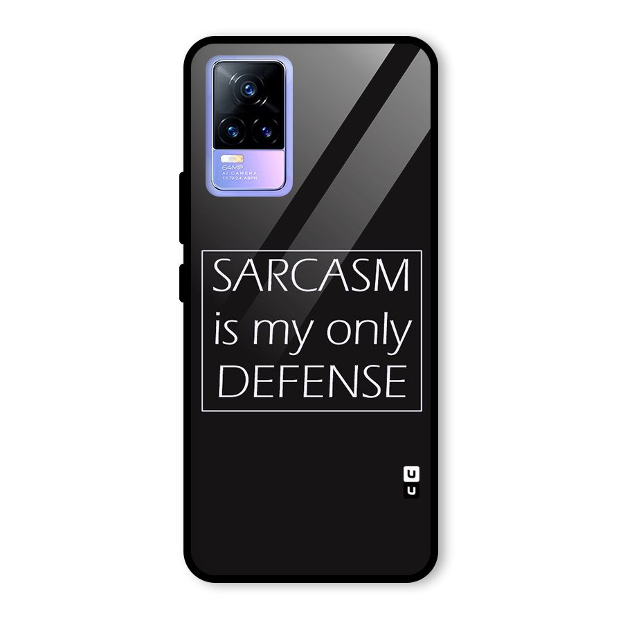 Sarcasm Defence Glass Back Case for Vivo Y73