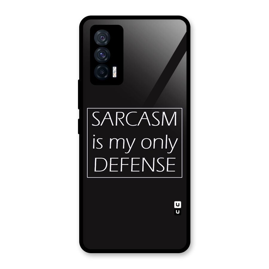 Sarcasm Defence Glass Back Case for Vivo iQOO 7 5G